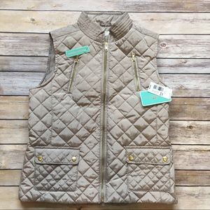 Dillard’s • Teen Girl Vest Taupe NWT